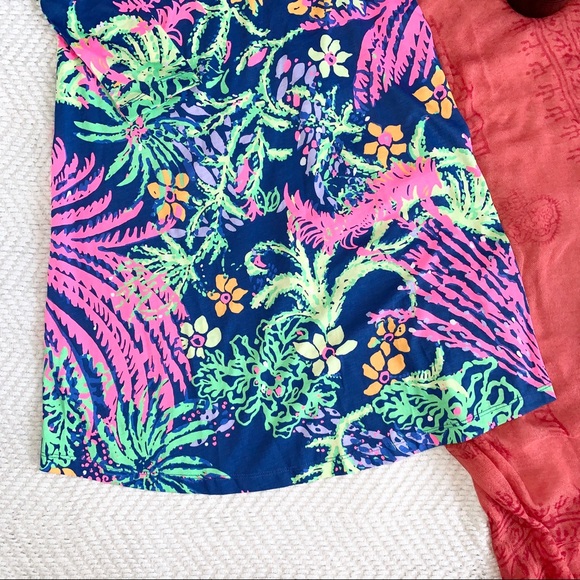 Lilly Pulitzer All A Glow Erin Dress Indigo XXS - Picture 7 of 14